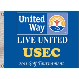 18" x 24" Digitally Printed Single Reverse Knit Polyester Flag w/2 grommets